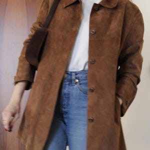 Vintage but new with tag suede leather jacket
