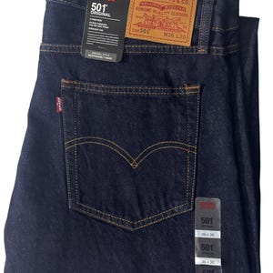 Levis 501 Mens Original Regular Straight Fit Leg Denim Jeans New