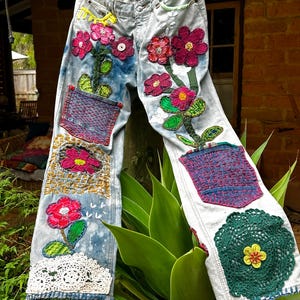 Garden Party Denim Mom Jeans