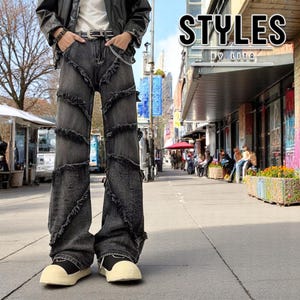 Baggy Denim Pants | Men Denim Jeans | Streetwear Outfit | Grunge Pants | Oversize Loose Fit